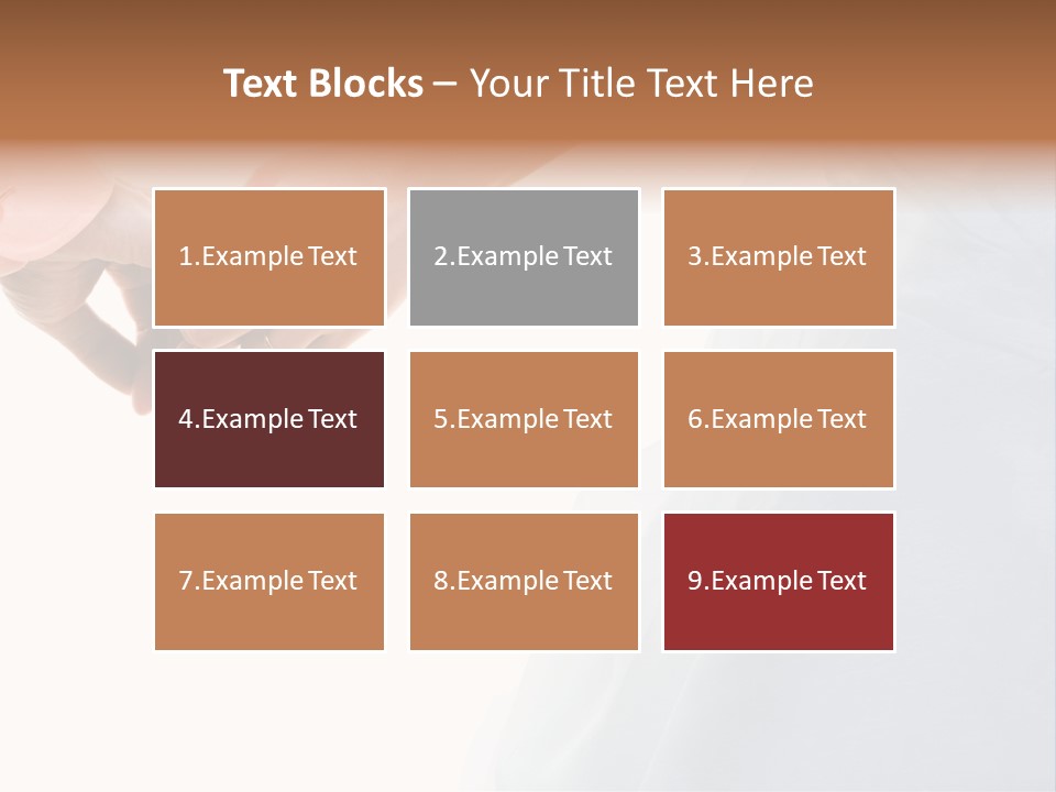 Wedding Photo Of Married Couple Holding Hands PowerPoint Template