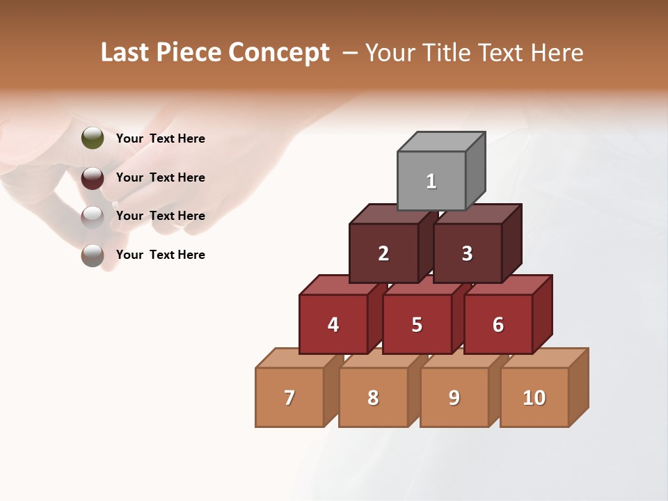 Wedding Photo Of Married Couple Holding Hands PowerPoint Template