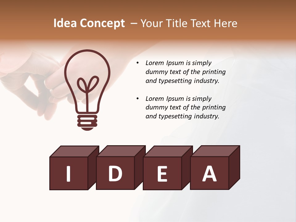 Wedding Photo Of Married Couple Holding Hands PowerPoint Template