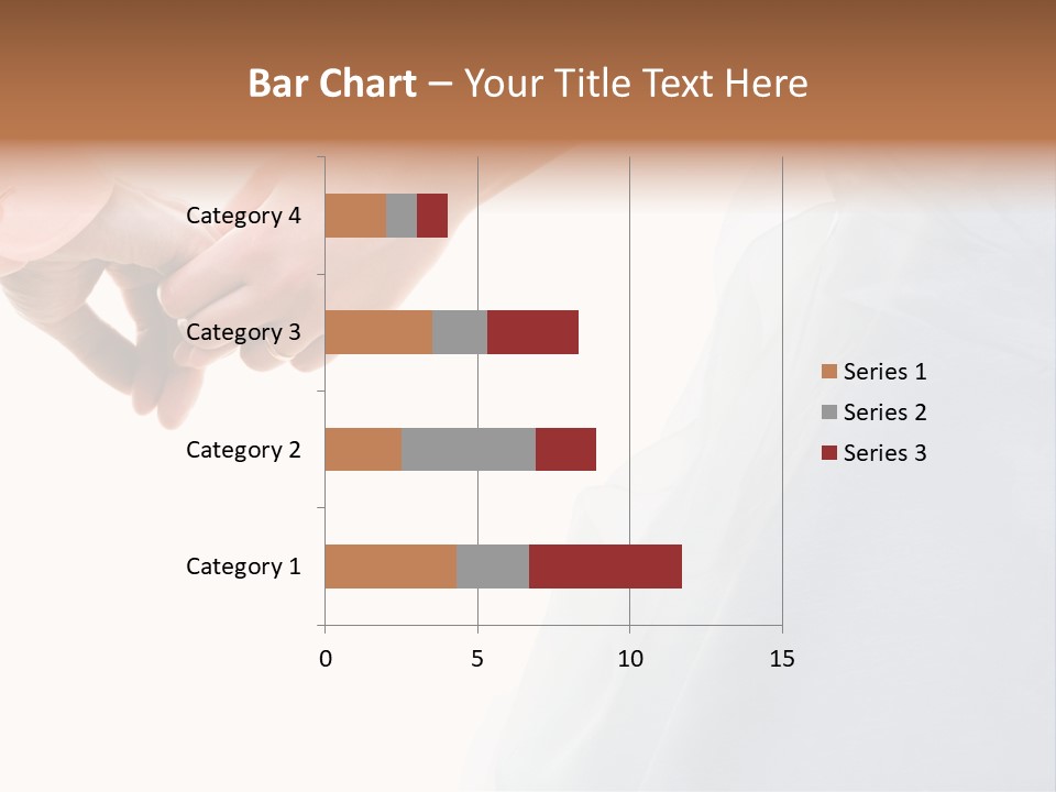 Wedding Photo Of Married Couple Holding Hands PowerPoint Template