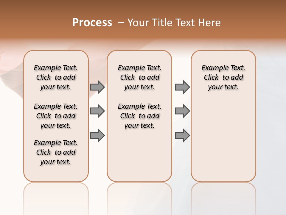 Wedding Photo Of Married Couple Holding Hands PowerPoint Template