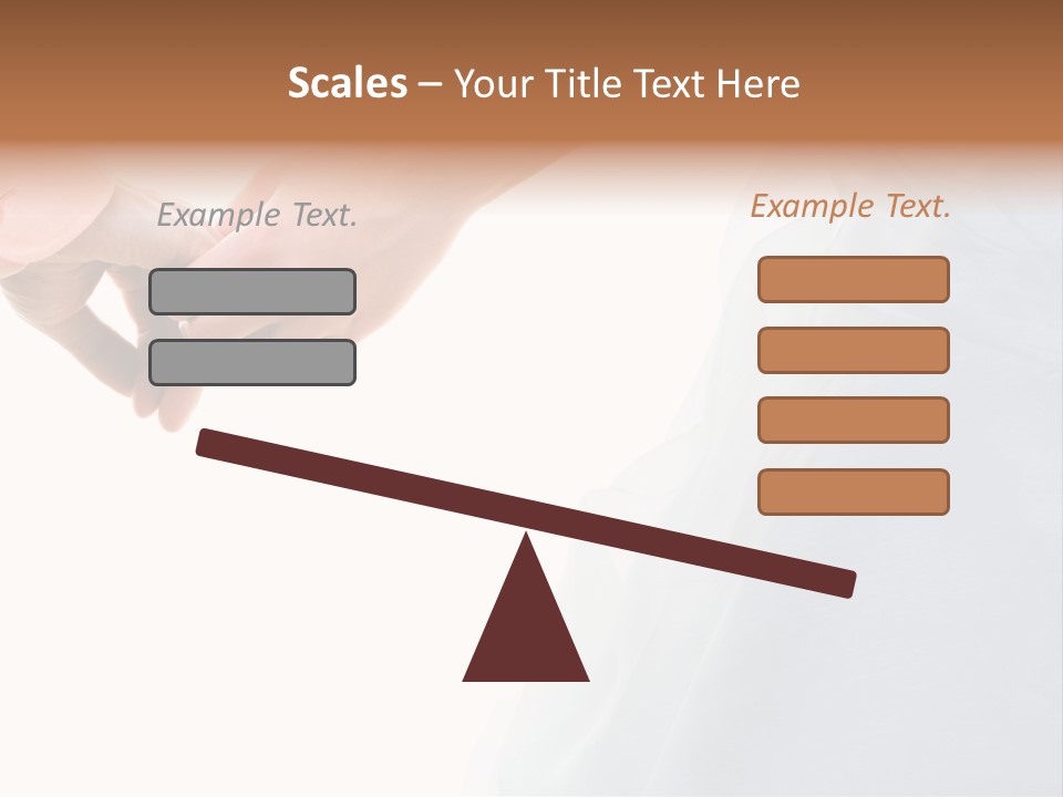 Wedding Photo Of Married Couple Holding Hands PowerPoint Template