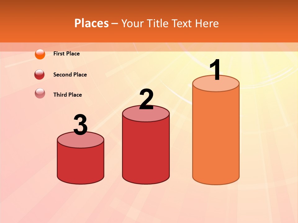 The Hot Summer Sun Stock Vector Illustration: PowerPoint Template