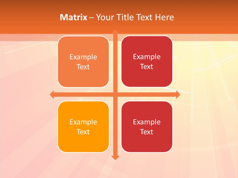 The Hot Summer Sun Stock Vector Illustration: PowerPoint Template