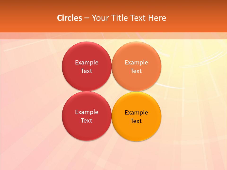 The Hot Summer Sun Stock Vector Illustration: PowerPoint Template