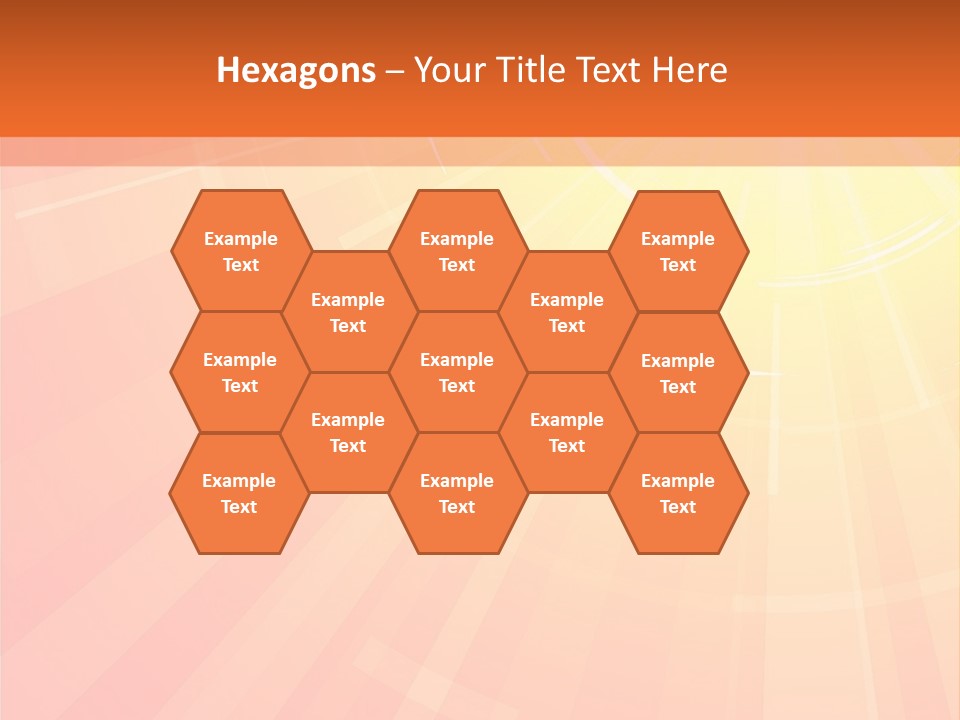 The Hot Summer Sun Stock Vector Illustration: PowerPoint Template