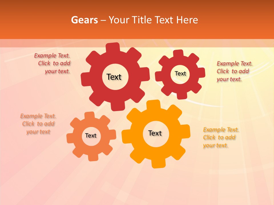 The Hot Summer Sun Stock Vector Illustration: PowerPoint Template