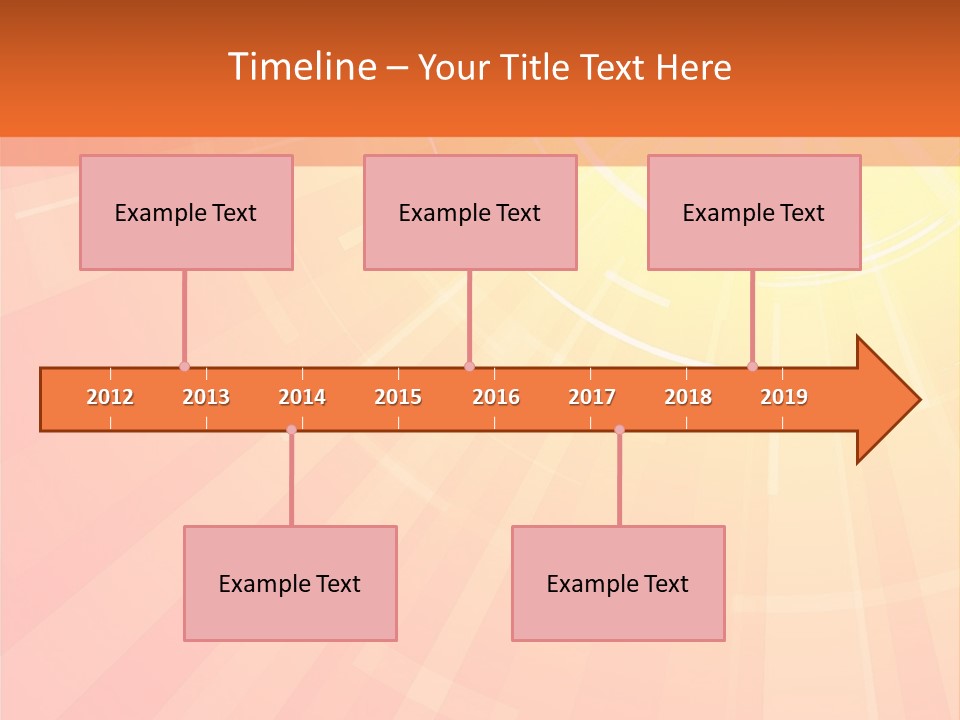 The Hot Summer Sun Stock Vector Illustration: PowerPoint Template