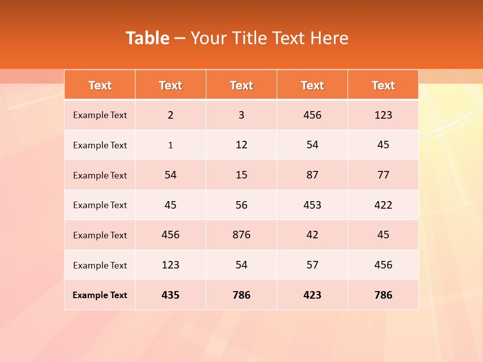The Hot Summer Sun Stock Vector Illustration: PowerPoint Template