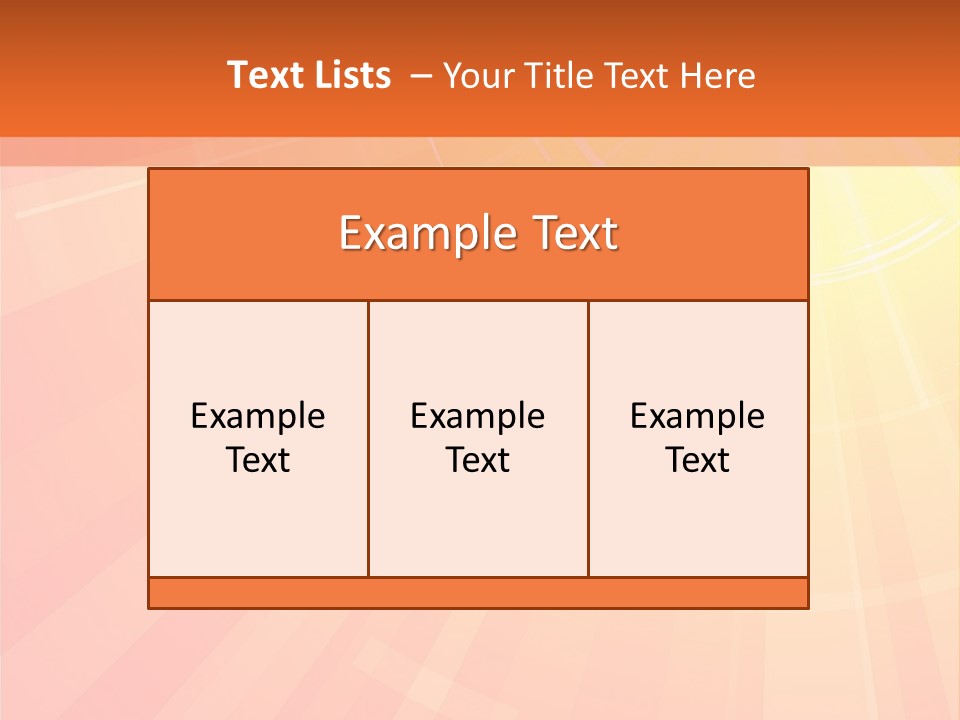 The Hot Summer Sun Stock Vector Illustration: PowerPoint Template