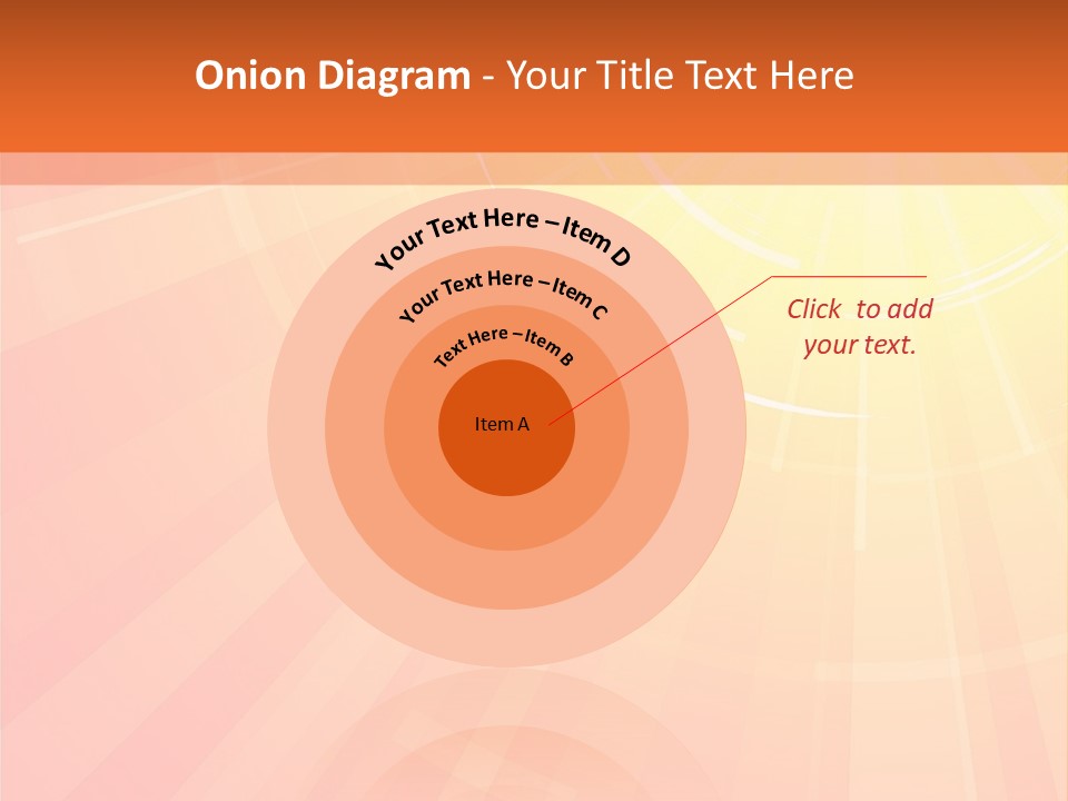 The Hot Summer Sun Stock Vector Illustration: PowerPoint Template