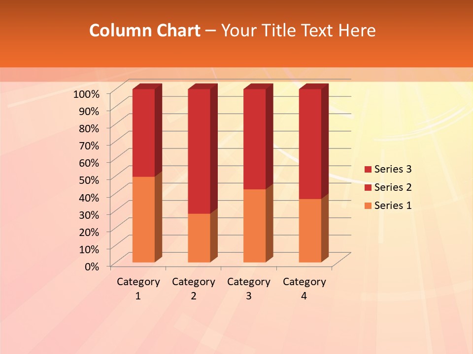 The Hot Summer Sun Stock Vector Illustration: PowerPoint Template