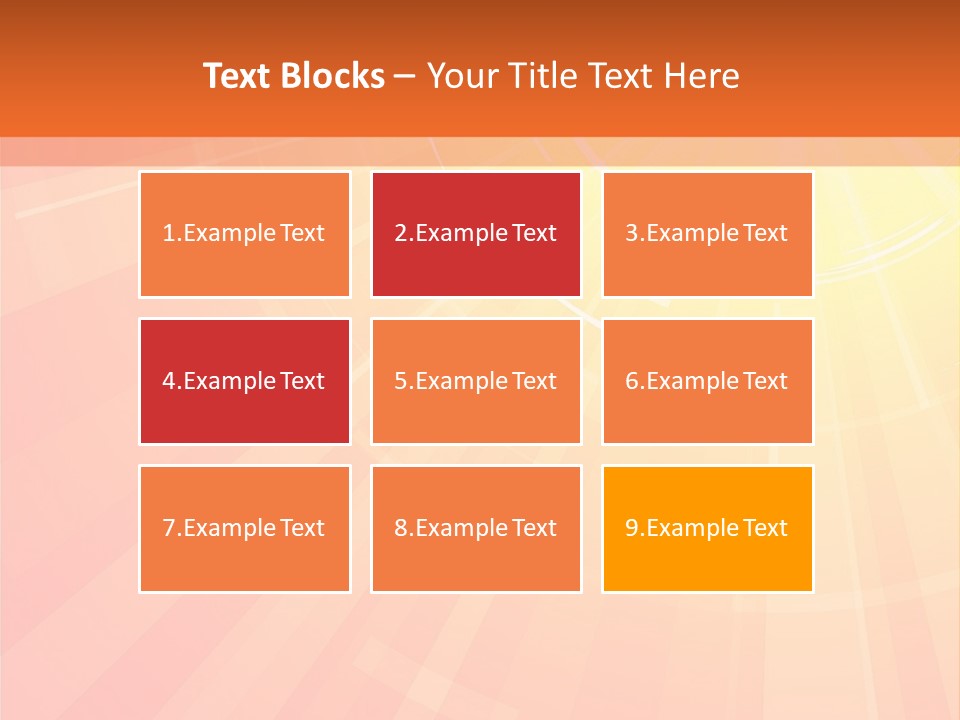 The Hot Summer Sun Stock Vector Illustration: PowerPoint Template
