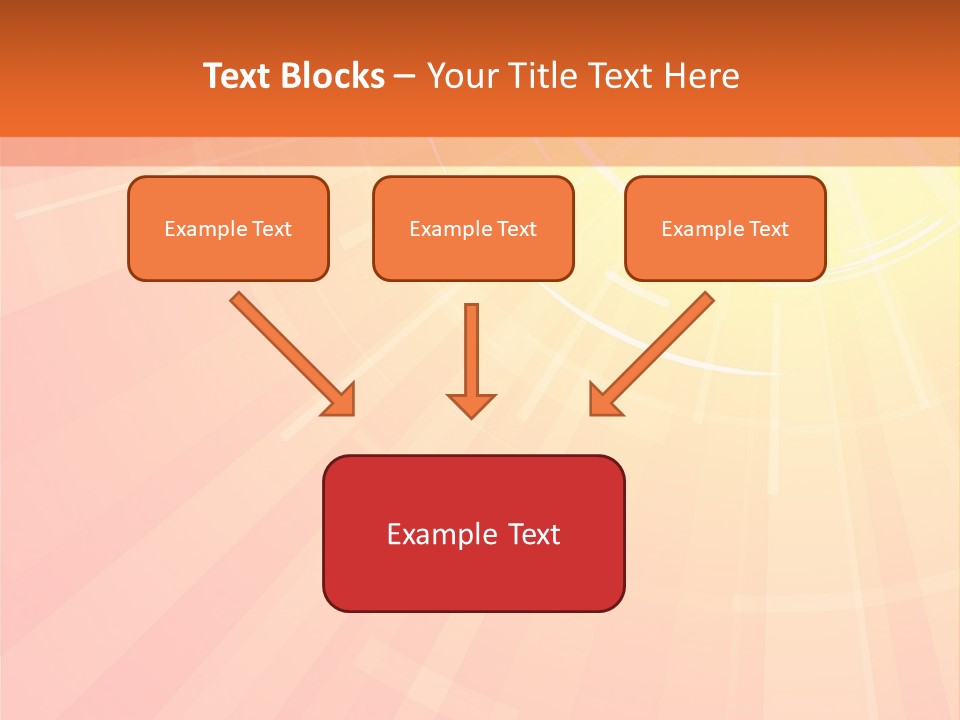 The Hot Summer Sun Stock Vector Illustration: PowerPoint Template