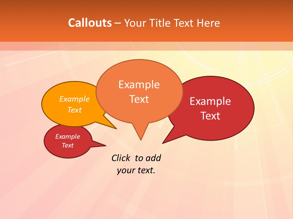 The Hot Summer Sun Stock Vector Illustration: PowerPoint Template