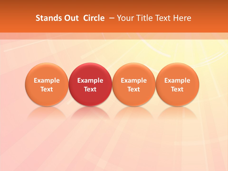 The Hot Summer Sun Stock Vector Illustration: PowerPoint Template