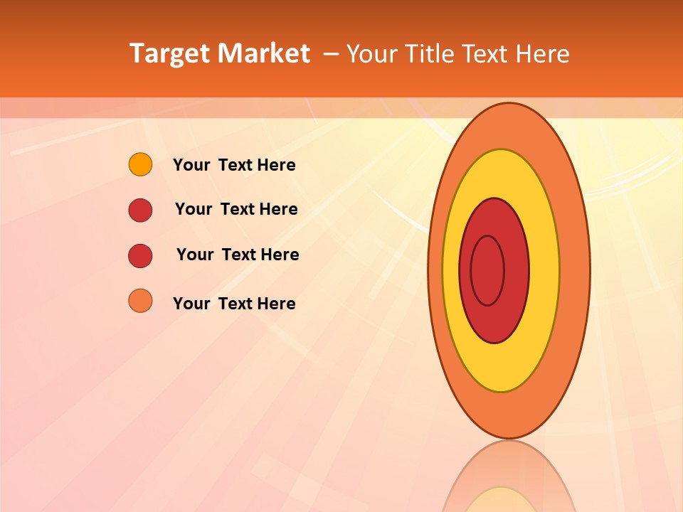 The Hot Summer Sun Stock Vector Illustration: PowerPoint Template