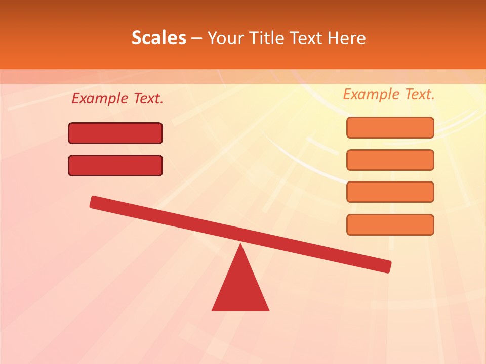The Hot Summer Sun Stock Vector Illustration: PowerPoint Template