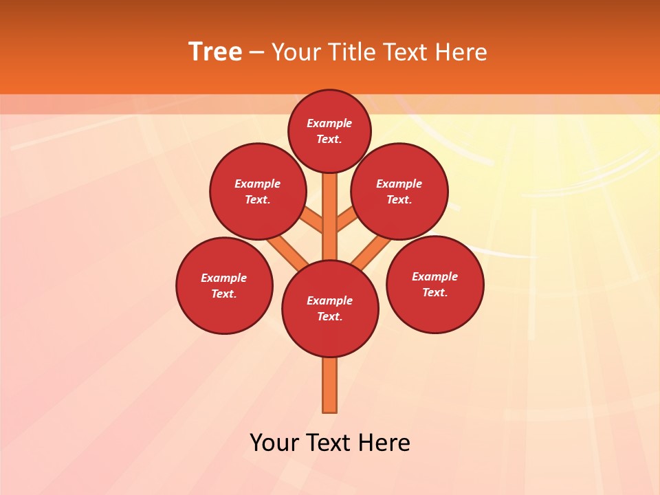 The Hot Summer Sun Stock Vector Illustration: PowerPoint Template