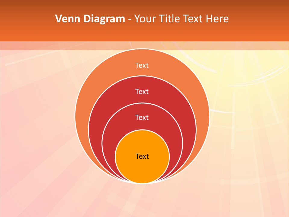 The Hot Summer Sun Stock Vector Illustration: PowerPoint Template