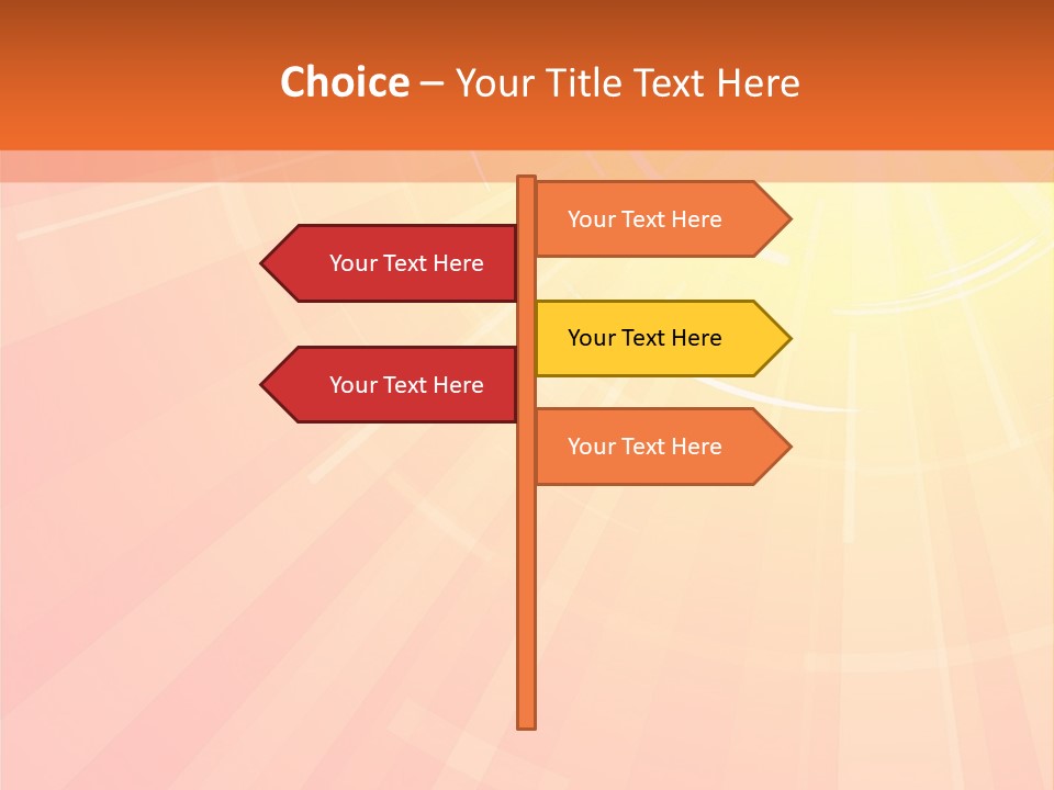 The Hot Summer Sun Stock Vector Illustration: PowerPoint Template