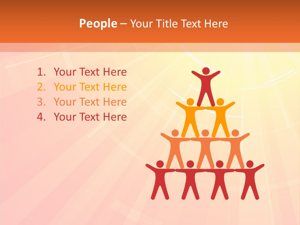 The Hot Summer Sun Stock Vector Illustration: PowerPoint Template