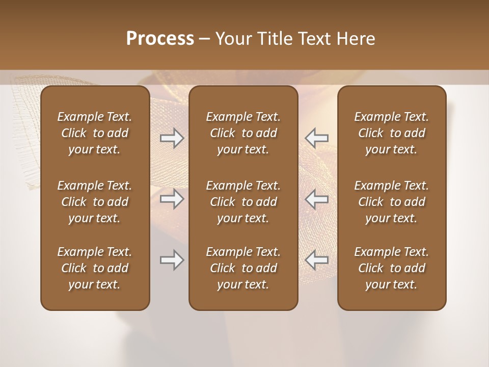 A Small Box Of Appreciation Gift. Shallow Depth Of Field Shot Is Intentional. PowerPoint Template