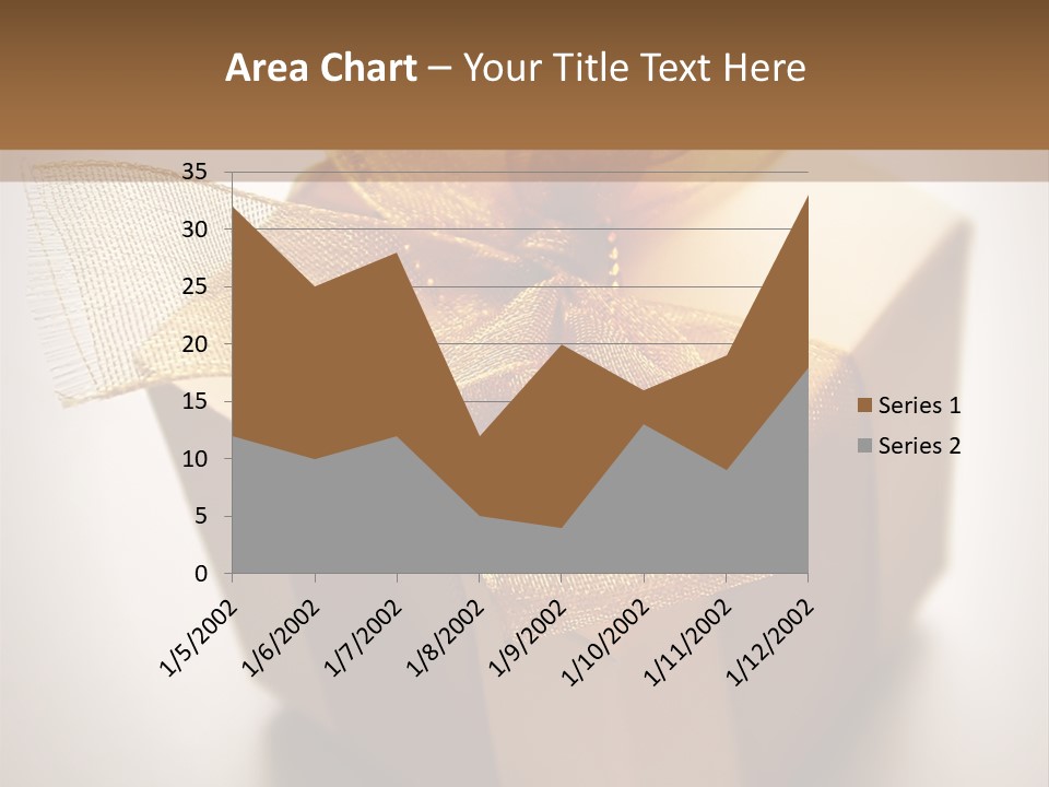 A Small Box Of Appreciation Gift. Shallow Depth Of Field Shot Is Intentional. PowerPoint Template