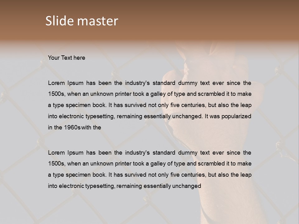 Run For The Border PowerPoint Template