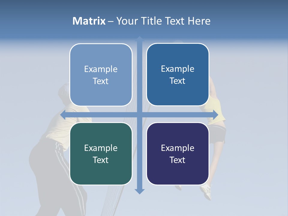 At The Net PowerPoint Template