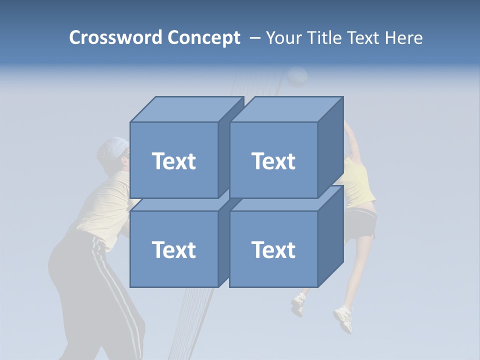 At The Net PowerPoint Template