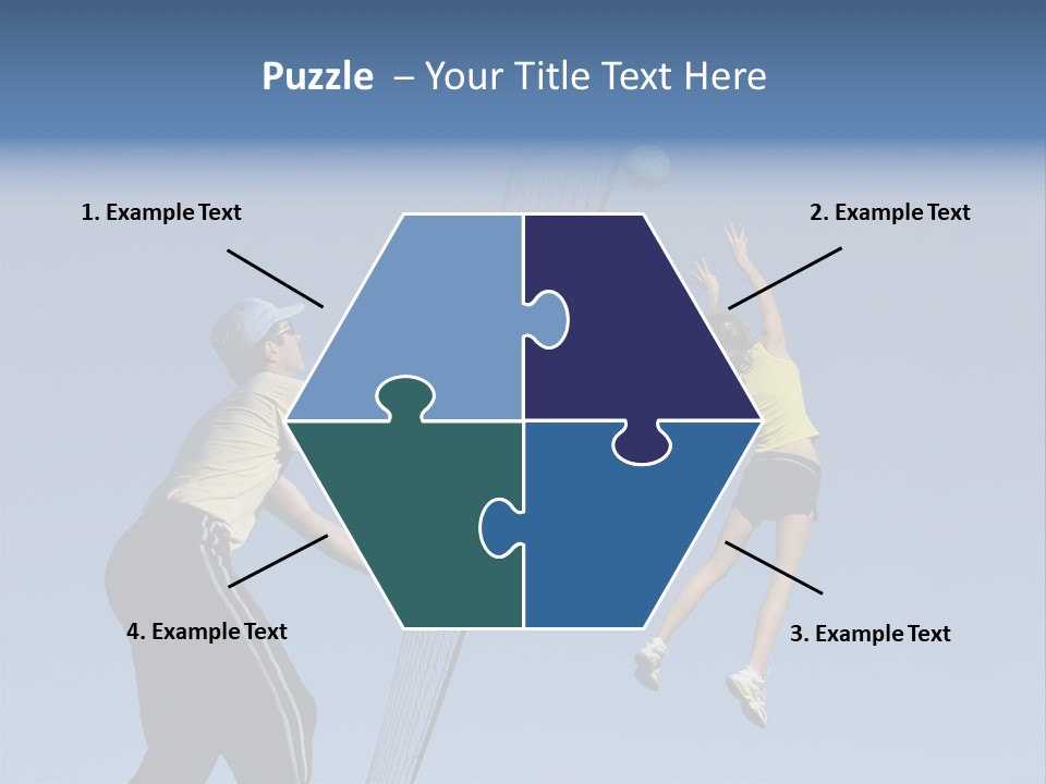 At The Net PowerPoint Template