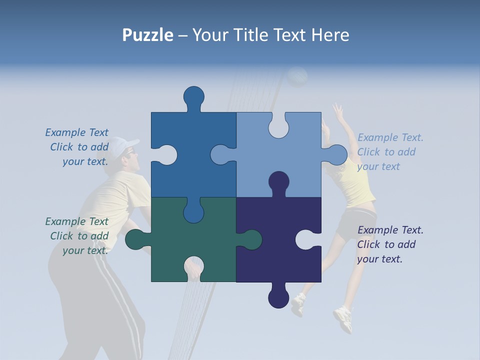 At The Net PowerPoint Template