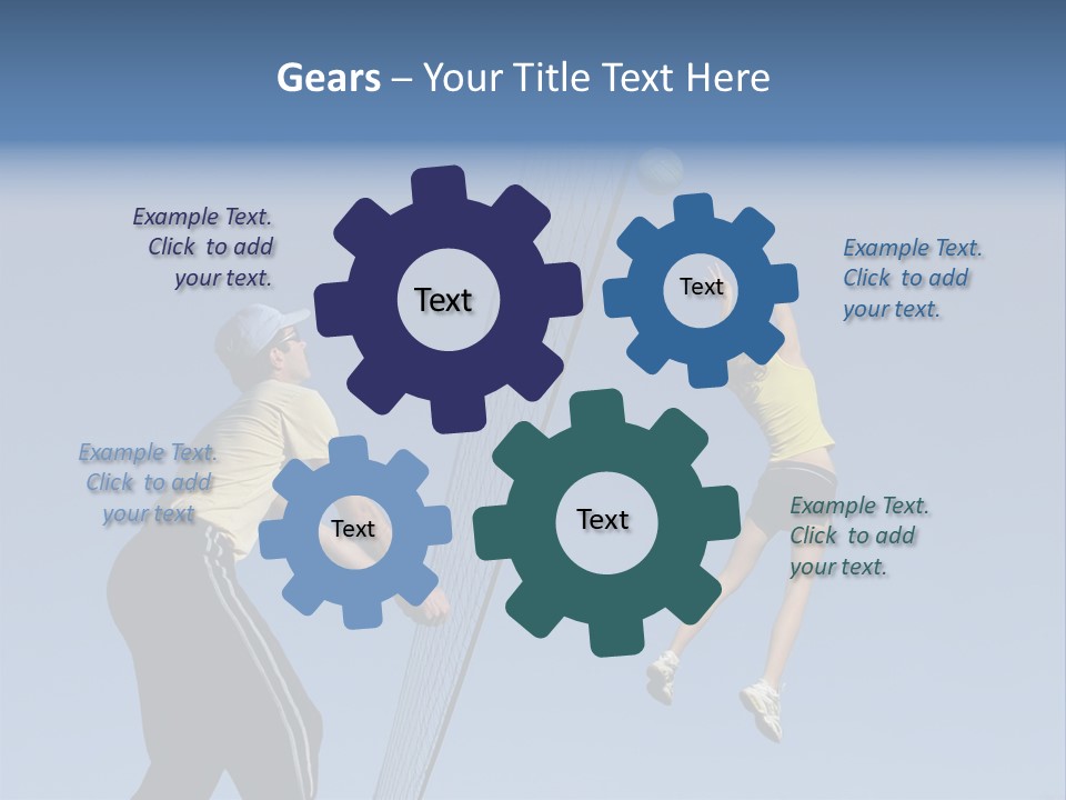 At The Net PowerPoint Template