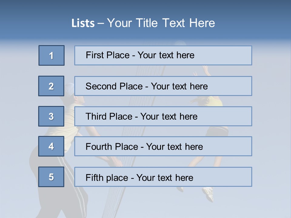 At The Net PowerPoint Template