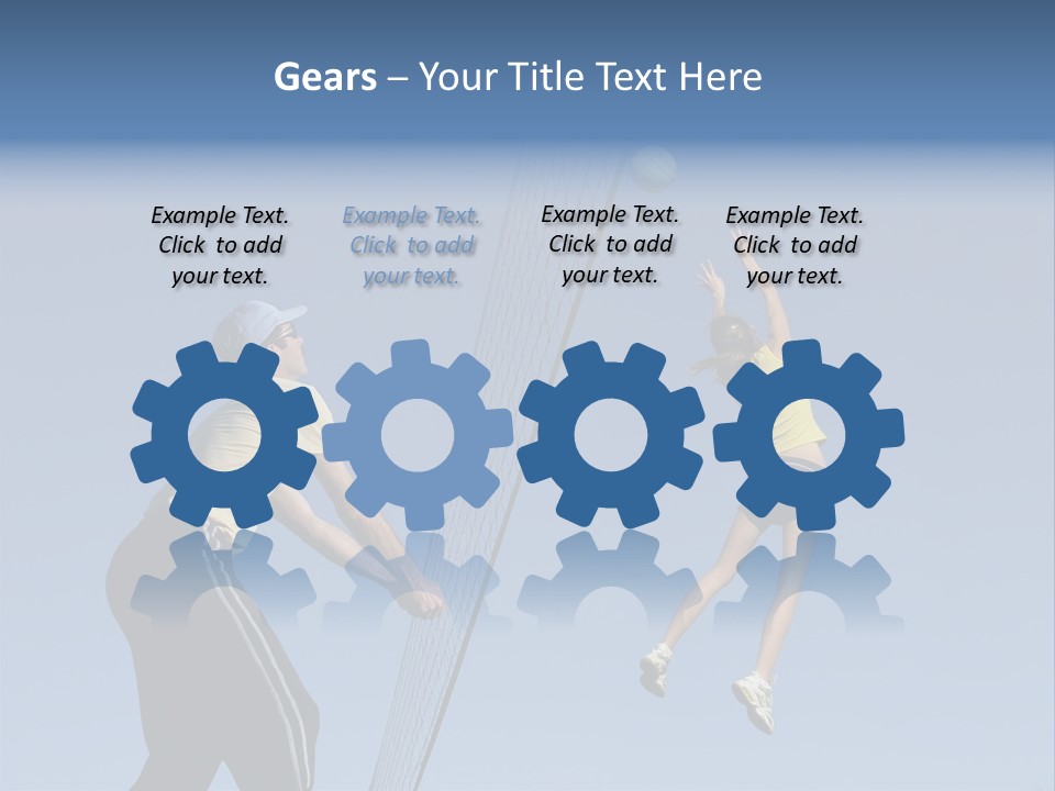 At The Net PowerPoint Template