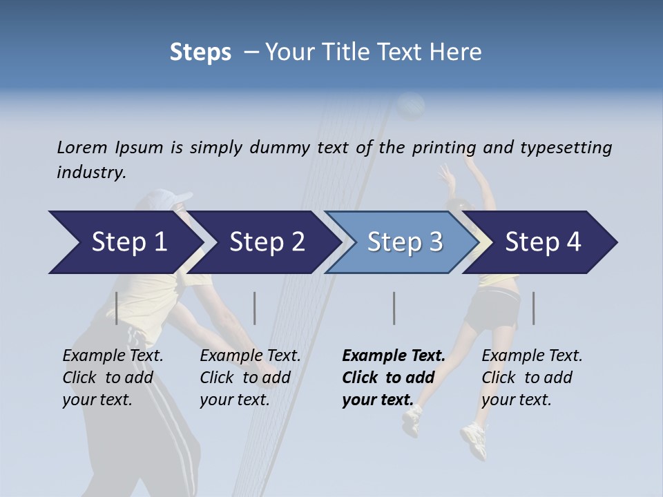 At The Net PowerPoint Template