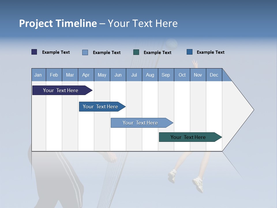 At The Net PowerPoint Template