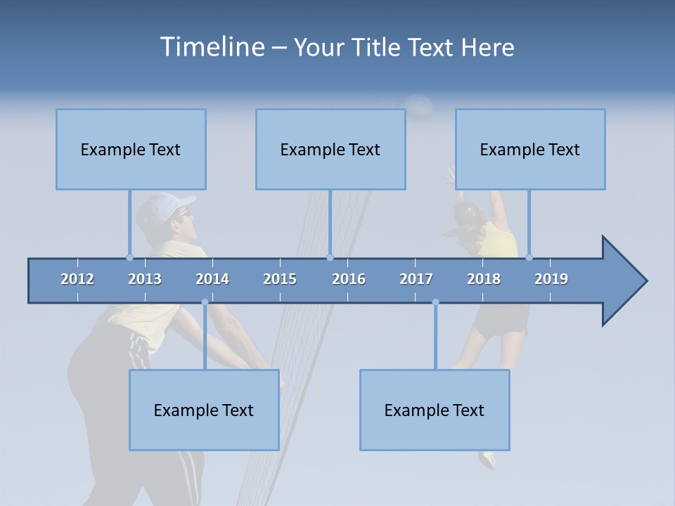 At The Net PowerPoint Template