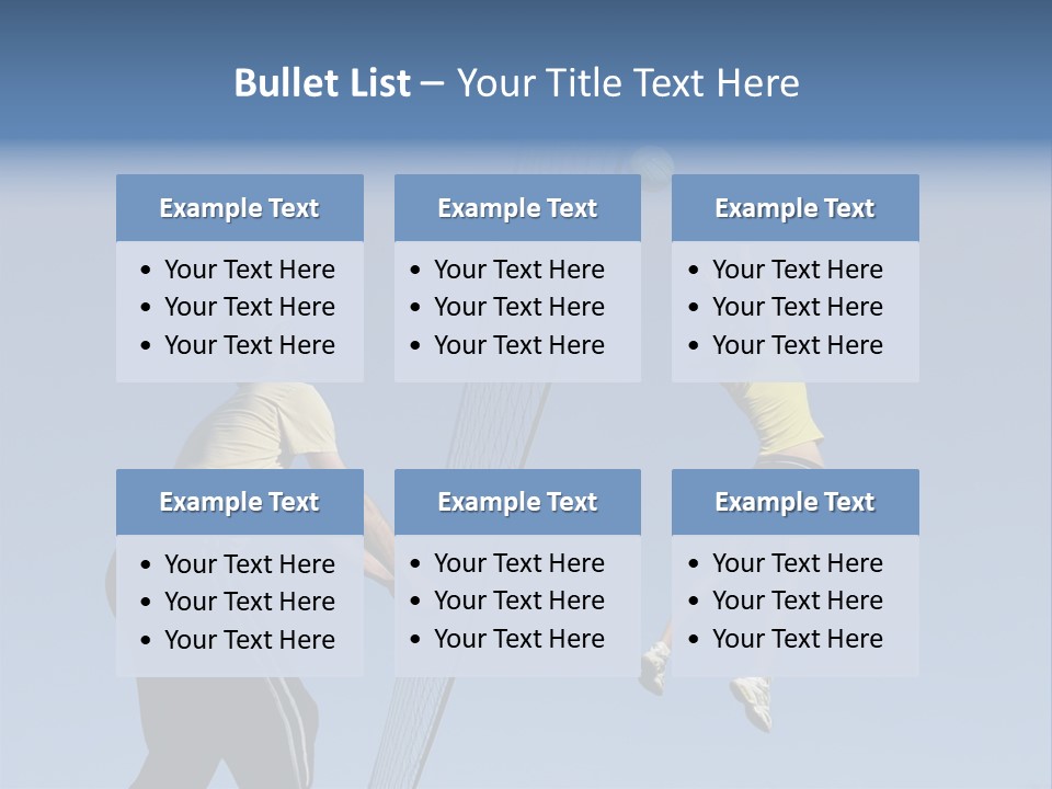At The Net PowerPoint Template