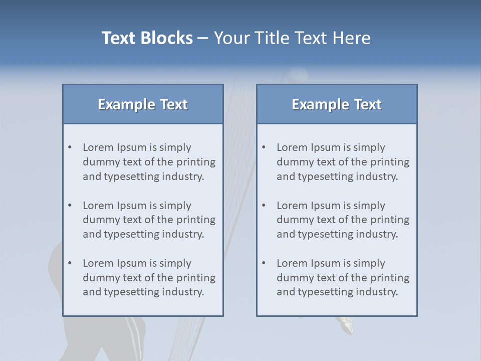 At The Net PowerPoint Template