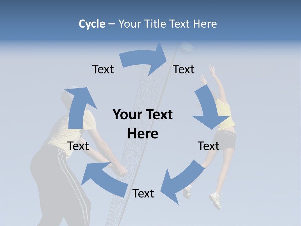 At The Net PowerPoint Template