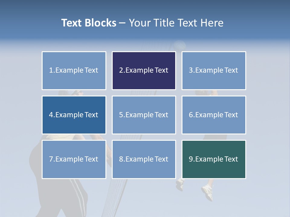 At The Net PowerPoint Template