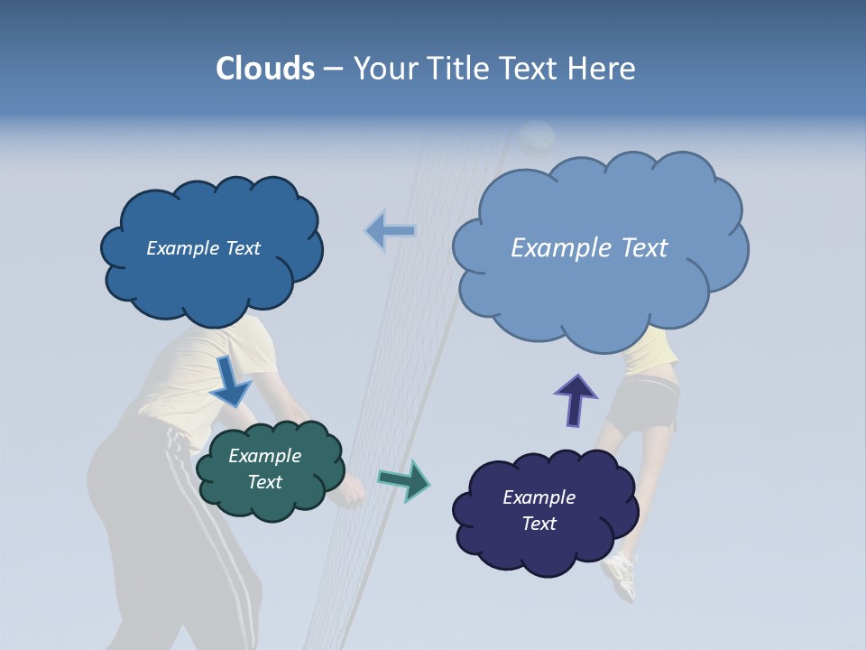 At The Net PowerPoint Template