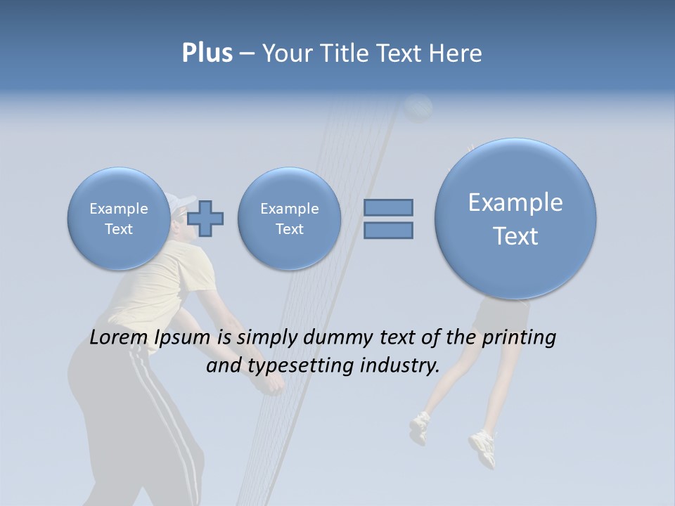 At The Net PowerPoint Template