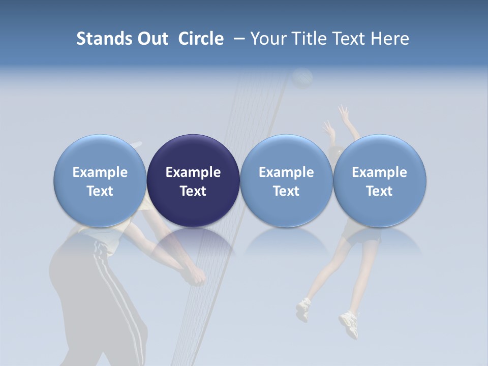 At The Net PowerPoint Template