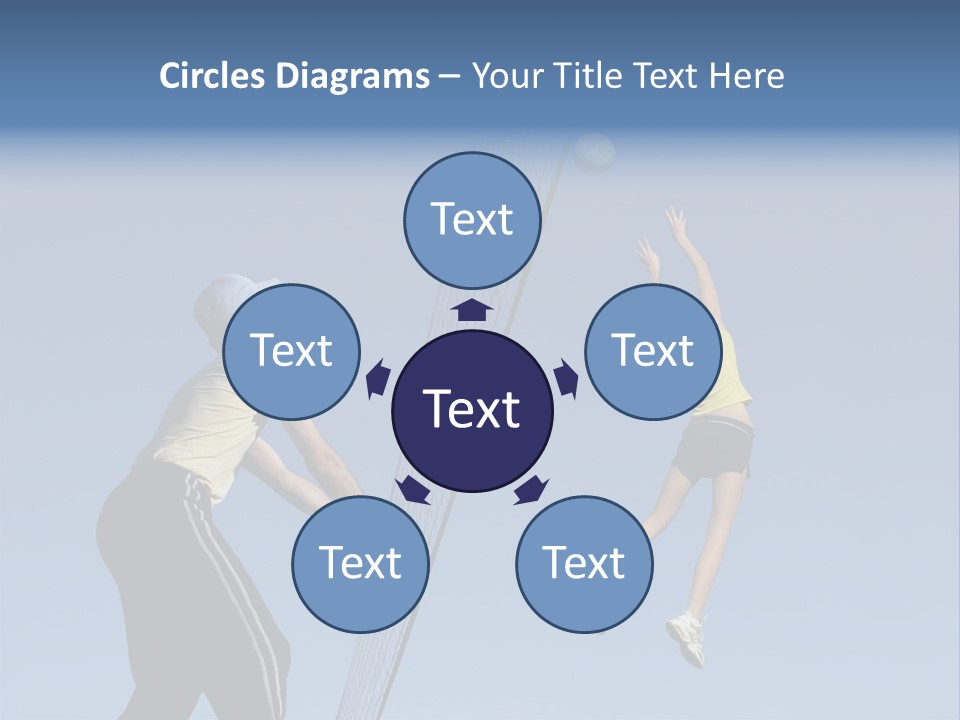 At The Net PowerPoint Template