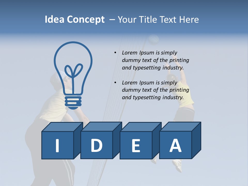 At The Net PowerPoint Template