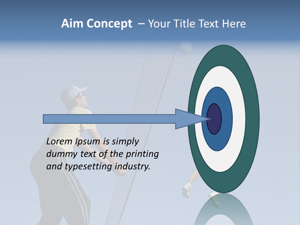 At The Net PowerPoint Template