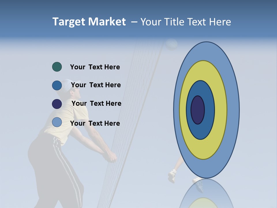 At The Net PowerPoint Template